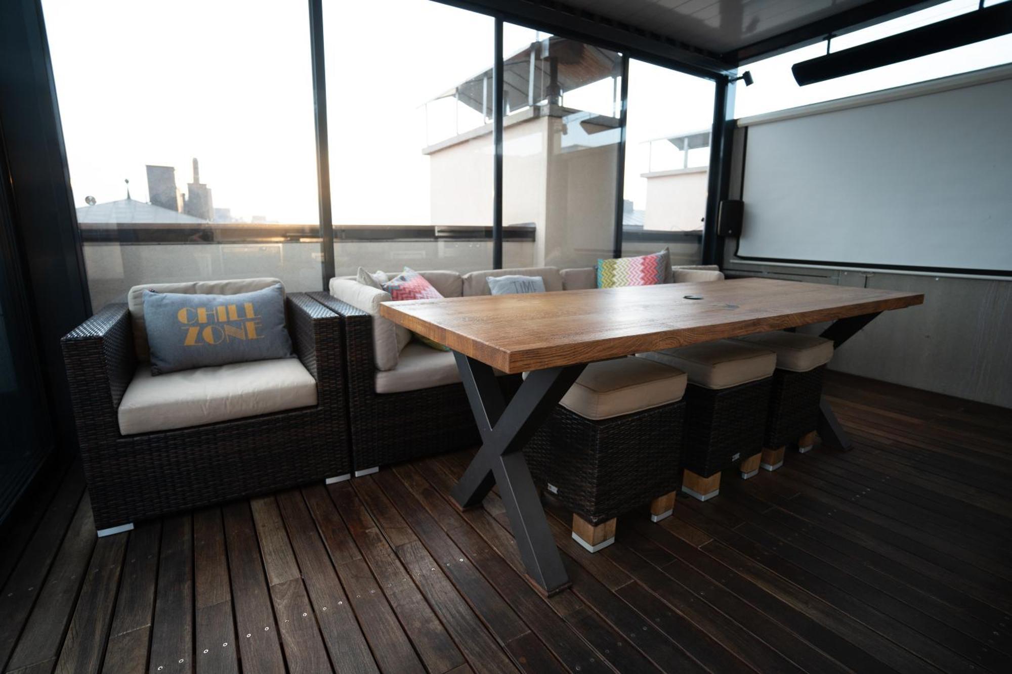 Luxury Rooftop Appartment With Fantastic Views Praag Buitenkant foto