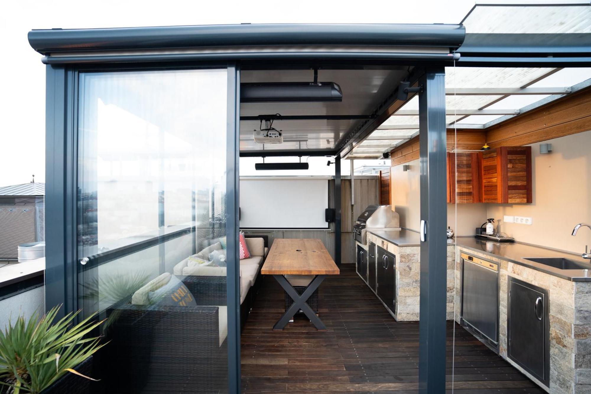 Luxury Rooftop Appartment With Fantastic Views Praag Buitenkant foto