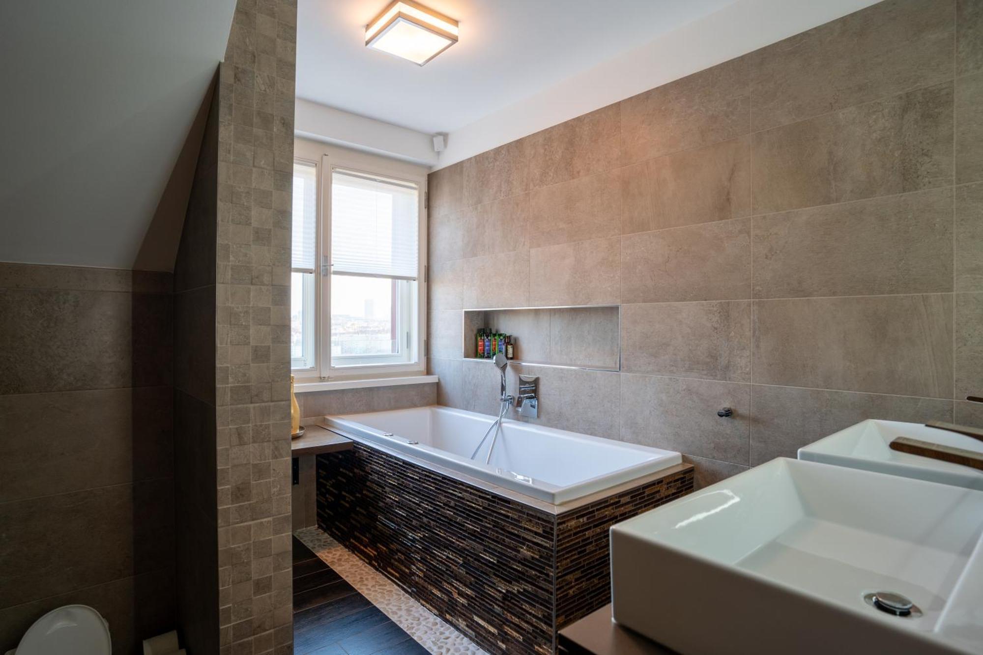 Luxury Rooftop Appartment With Fantastic Views Praag Buitenkant foto